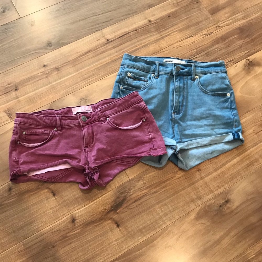 2 pairs of garage shorts sz3